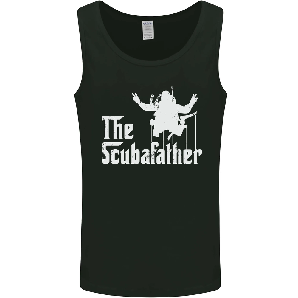 The Scuba Father Day Funny Diving Diver Mens Vest Tank Top