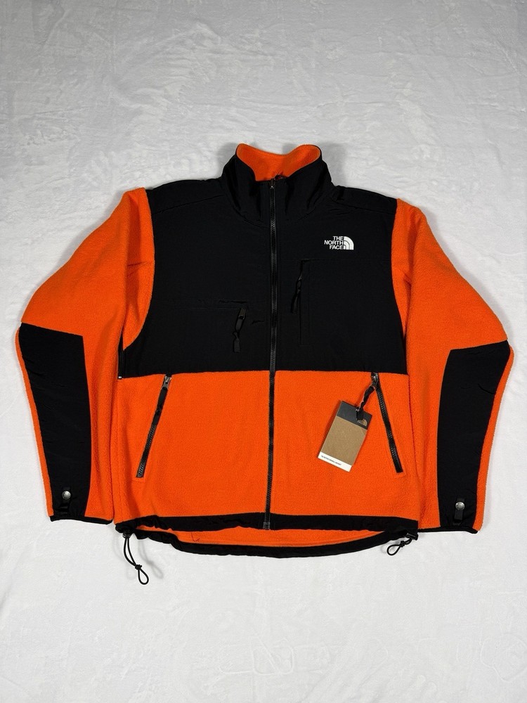 NWT The North Face 95 Retro Denali Full Zip Fleece Jacket Persian Orange Size S