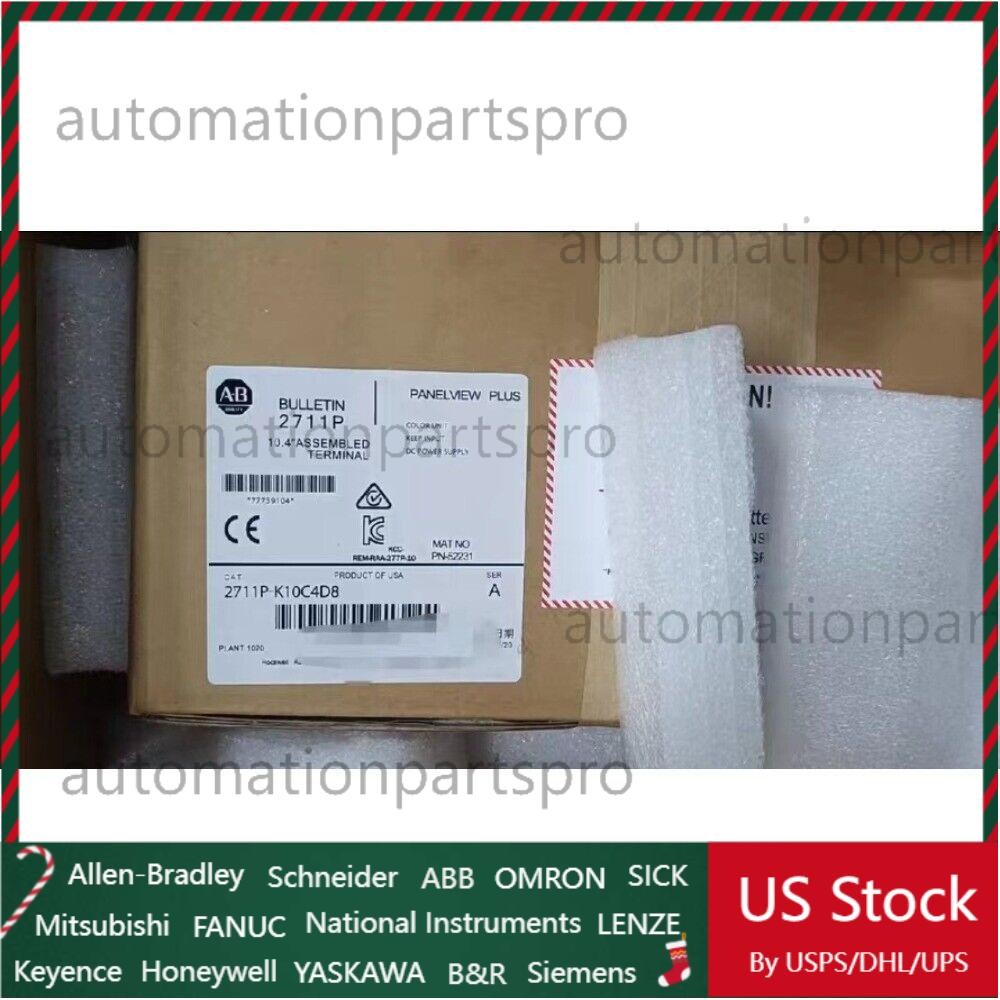 NEW AB 2711P-K10C4D8 Panelview Plus Factory Sealed Fast shipping 1PCS