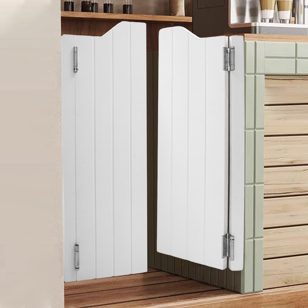 Half Doors for Doorway Partition Wood Counter Coffee Shop