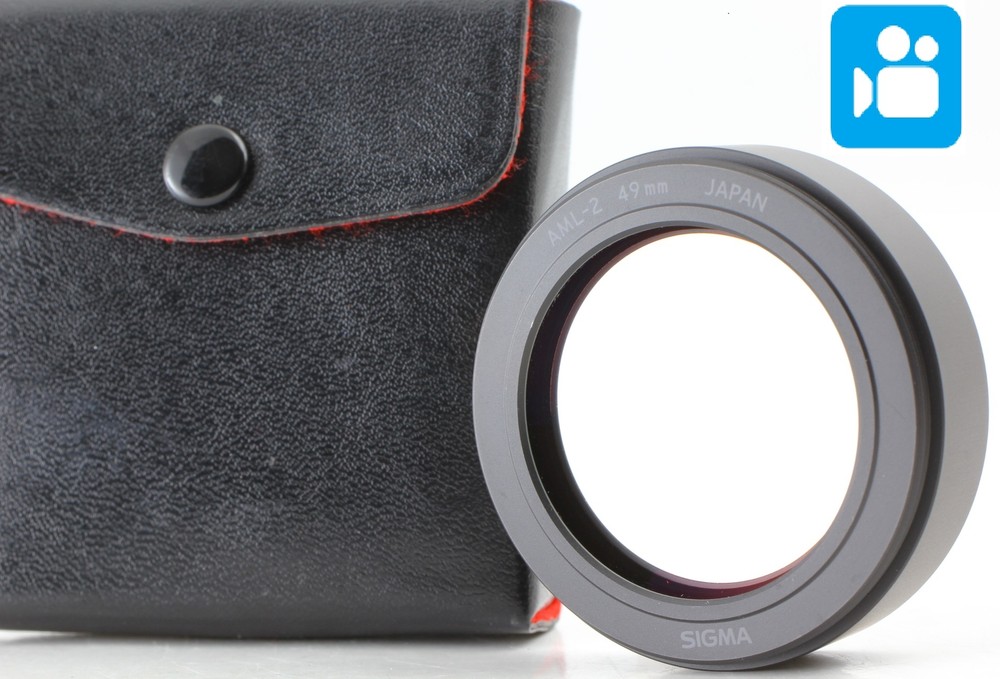 🎦VIDEO👀[Top MINT] Sigma AML-2 Close-UP 49mm Macro Lens Adapter For DP2 JAPAN