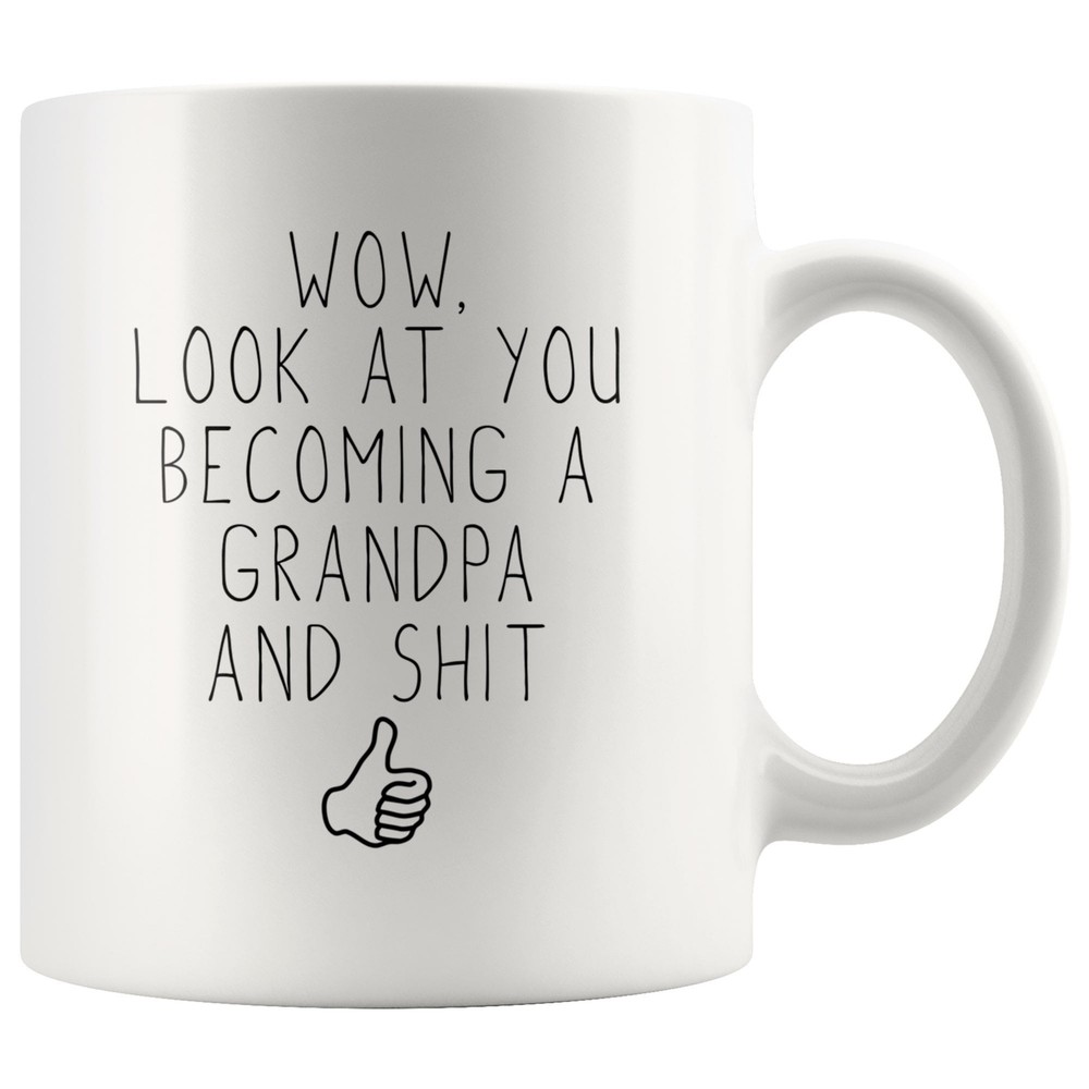 New Grandpa Mug Grandpa Reveal Coffee Mug Future Grandpa Gift New Grandfather