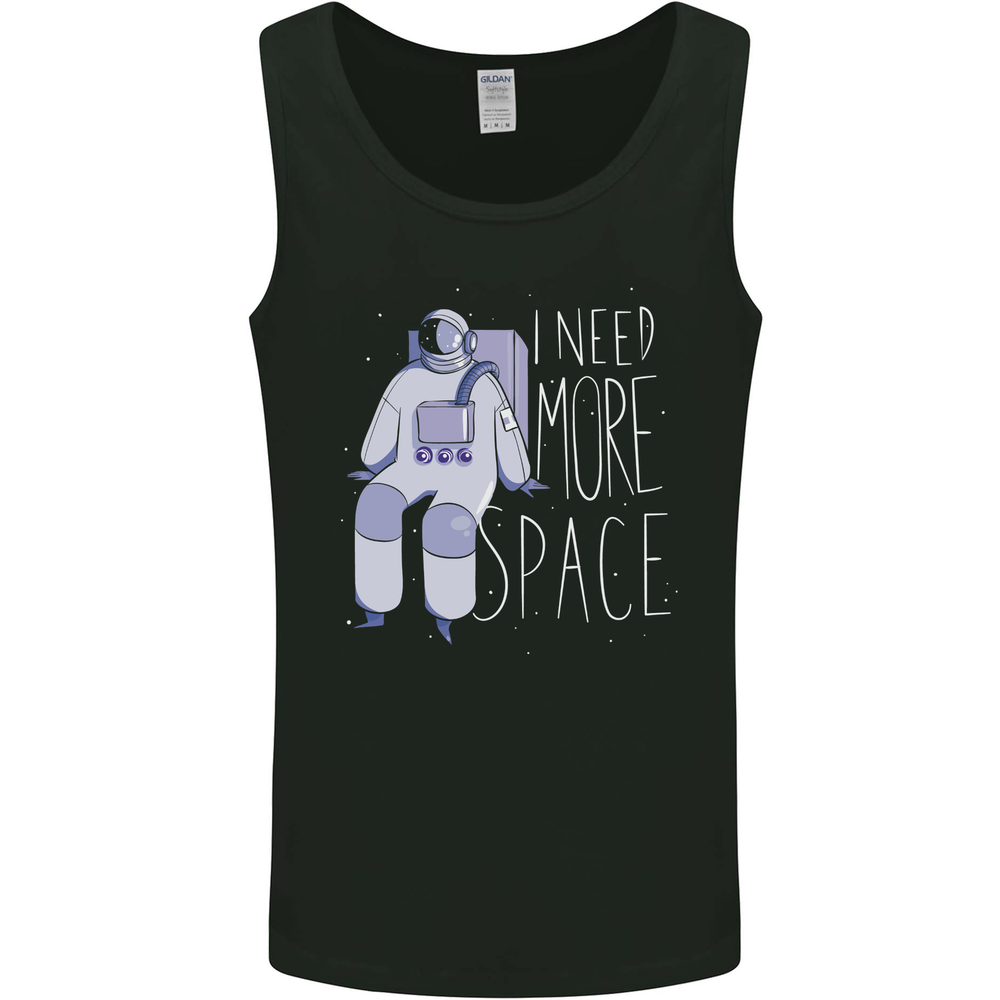 I Need More Space Astronaut Space Mens Vest Tank Top