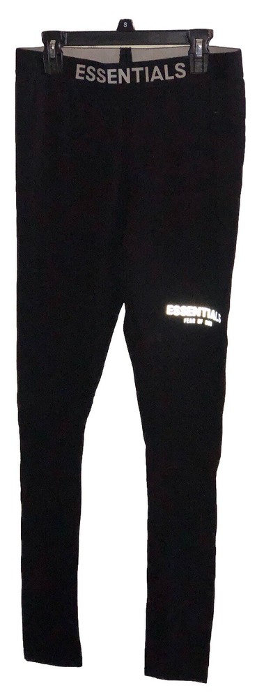 Fear of God Essentials Black Performance Athletic Leggings