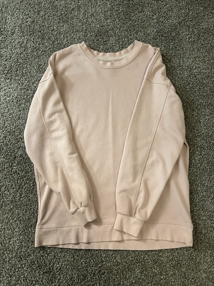 Lululemon Women's Light Pink Perfectly Oversized Crewneck Sweatshirt Size Medium