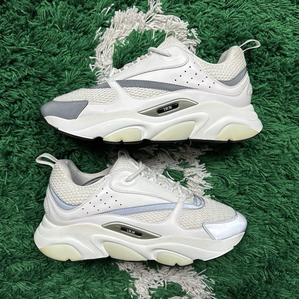 Dior B22 Triple White Grey Size 13 - Mint Condition 46
