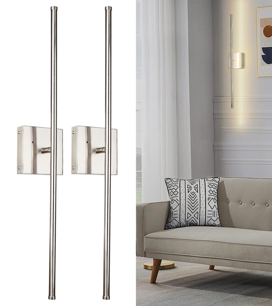 Battery Operated Wall Sconce Set of 2, 10000mAh Rechargeable Wall Light with ...