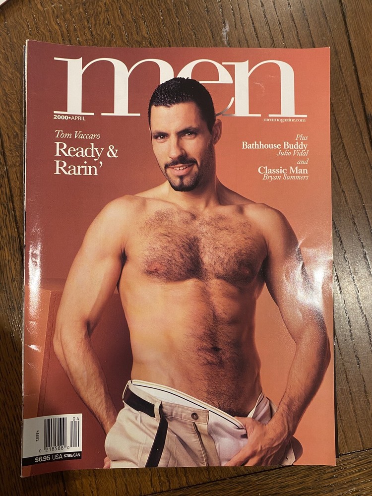 Advocate Men April 2000, Gay Magazine, Hunk Muscular Male Models, Collector's
