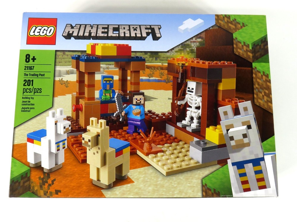 LEGO Minecraft 21167 The Trading Post 201 Pieces Retired 2022 New Sealed