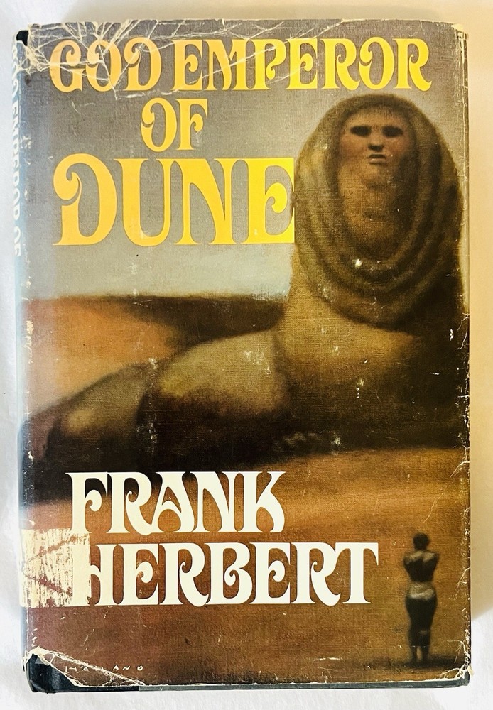 God Emperor of Dune 1981 Frank Herbert HC DJ Signed By Frank Herbert Good Cond