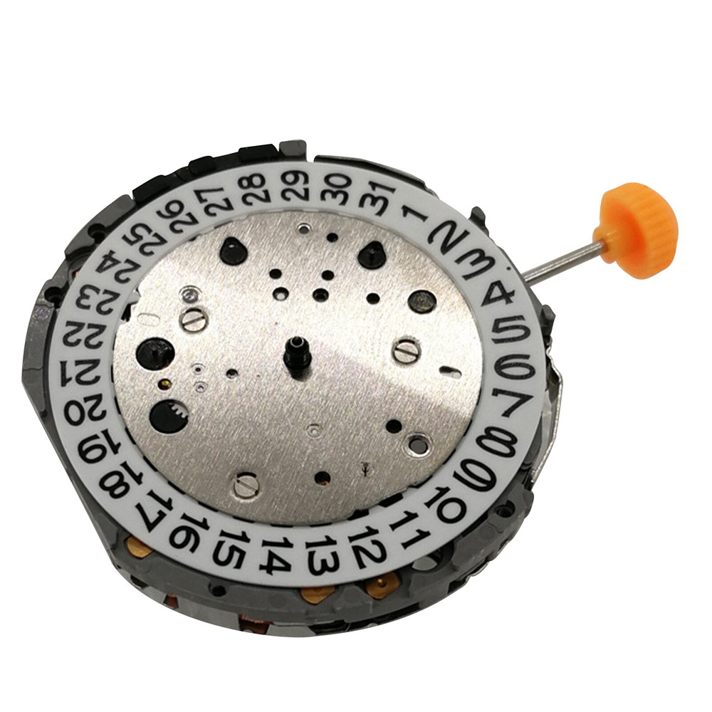 JS16 Genuine Quartz Watch Movement with Day Date Calendar at 3 Oclock Position Replacement Part