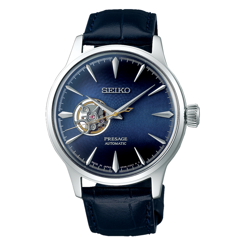 Seiko Presage Cocktail 40.5 MM Automatic SS Blue Dial Watch SSA405J1