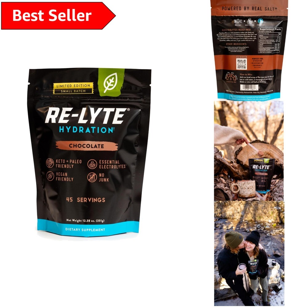Chocolate Electrolyte Powder Mix for Any Drink