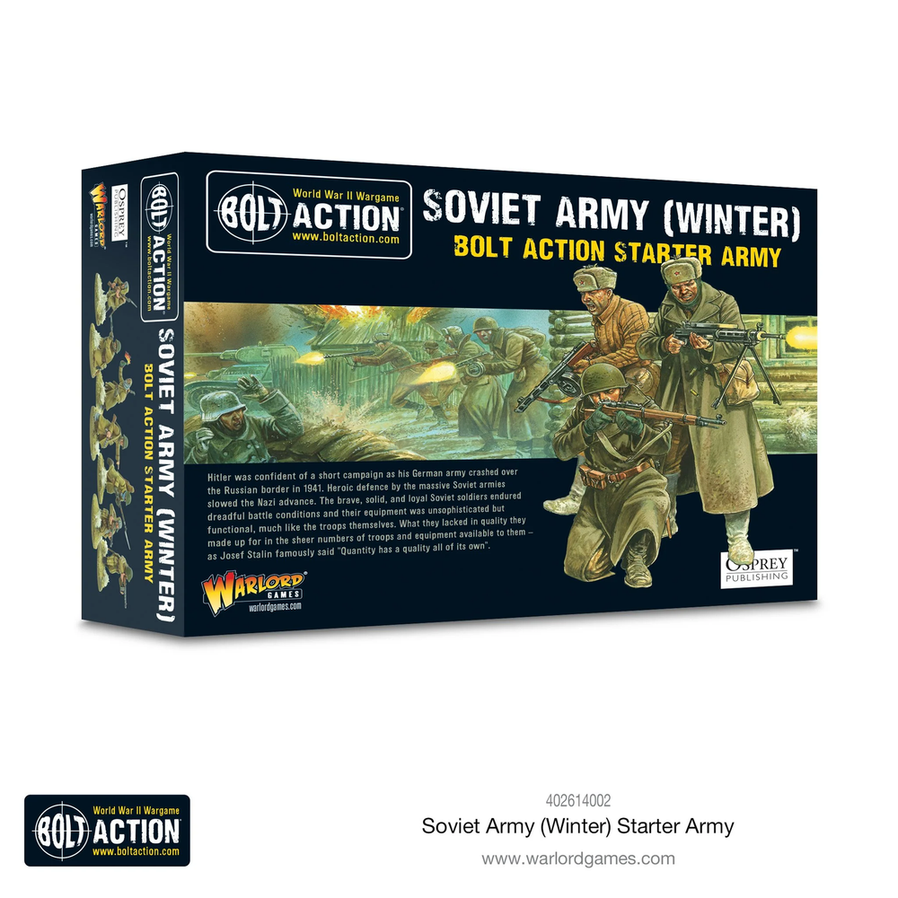 Soviet Winter Starter Army for Bolt Action Wargaming - 28mm Kit
