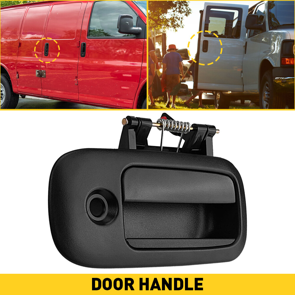 Door Handle For 1996-2009 Chevy Express 3500 Rear Right Outer Sliding Door Smoth