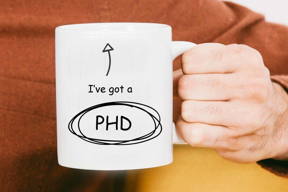Phd Gift New Doctor Cup Phd Student Gift Doctorate Mug Phd Survivorfunny Coffee
