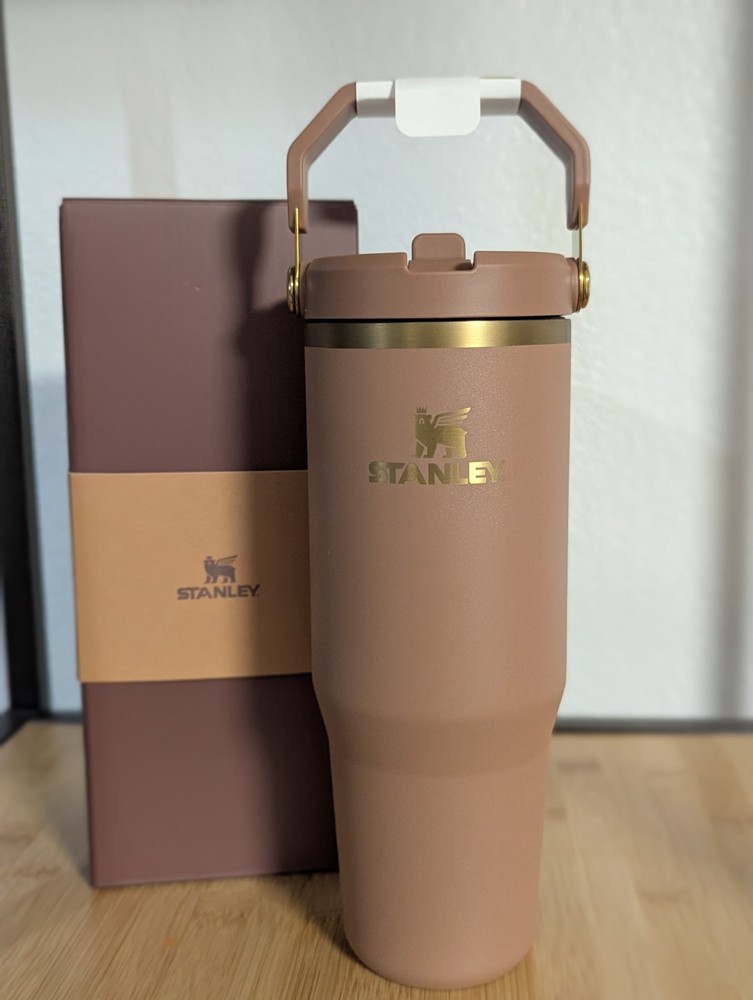 NEW ORIGINAL Stanley IceFlow Flip Straw Tumbler 30 oz Cashmere CUP  Mocha Latte
