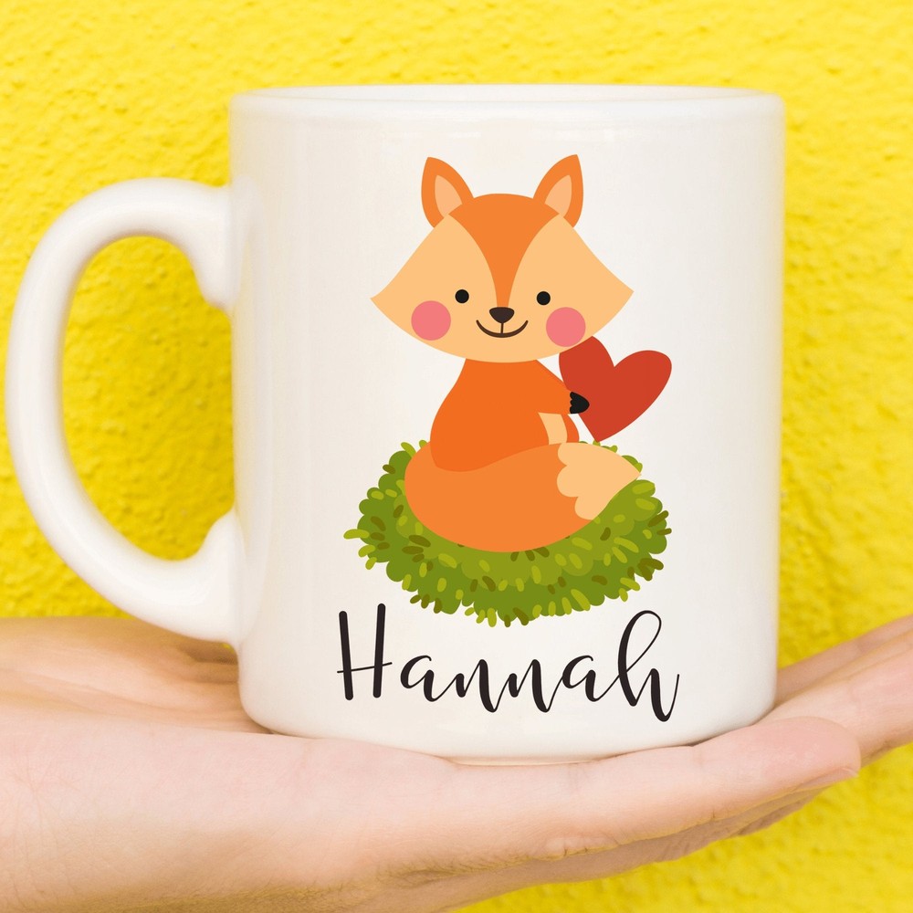 Fox Mug Fox Gifts Personalised Mugs Fox Lovers Custom Mug Personalised Gift Cup