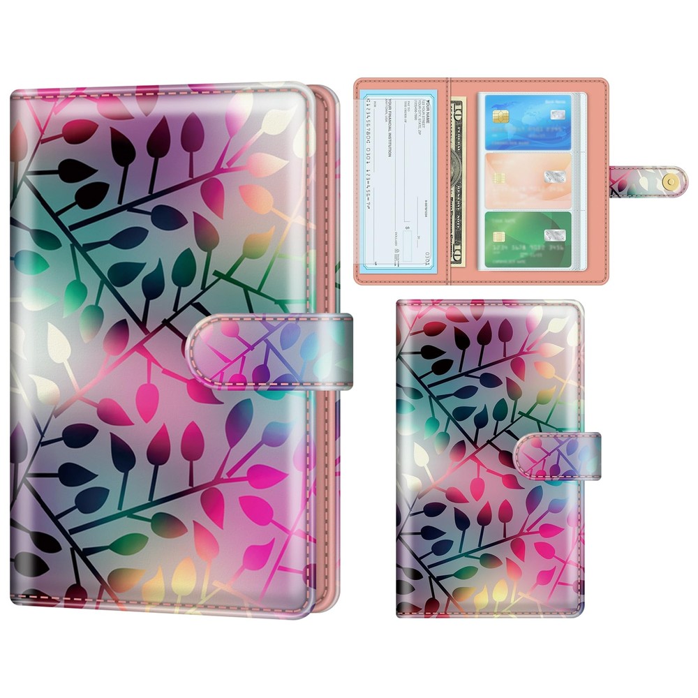 RFID Blocking Business Card Organizer Book Wallet, PU Leather Business Card H...