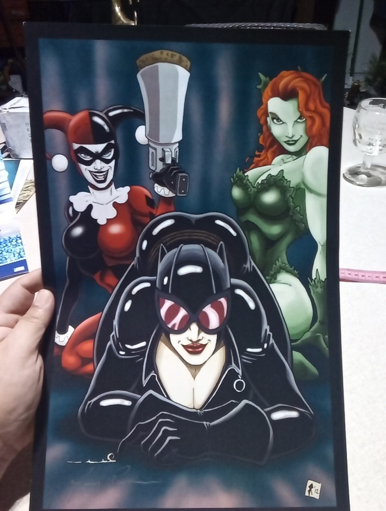 Gotham City Sirens Signed Fan Art Poster Print 11