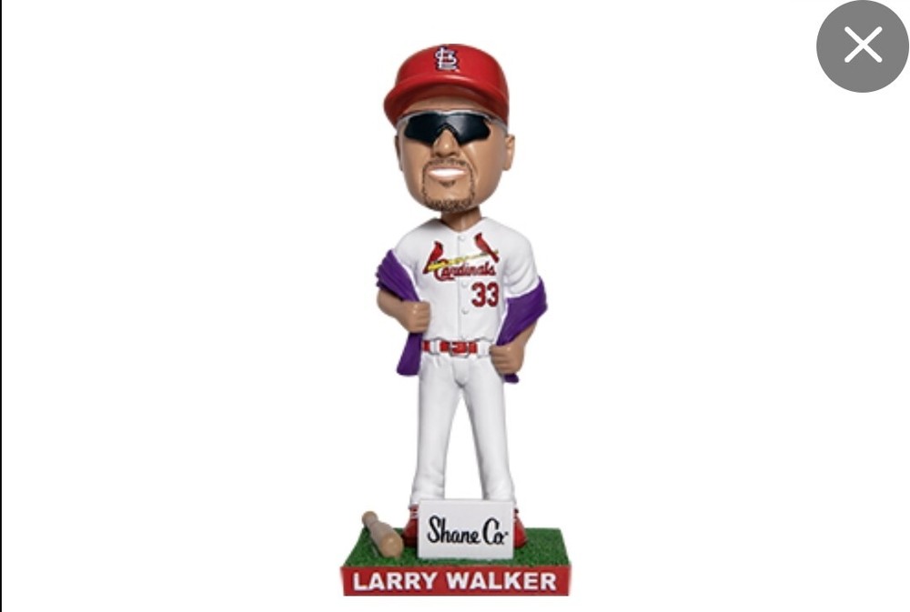 PRESALE LARRY WALKER TRADED ST. LOUIS CARDINALS BOBBLEHEAD 6/8/24 SGA ROCKIES-image