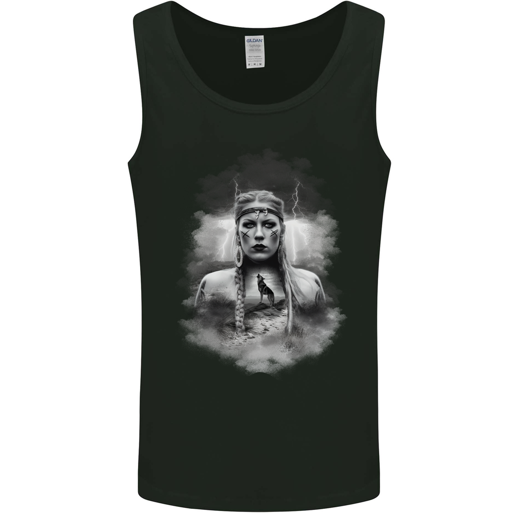 Wolf Viking Mens Vest Tank Top