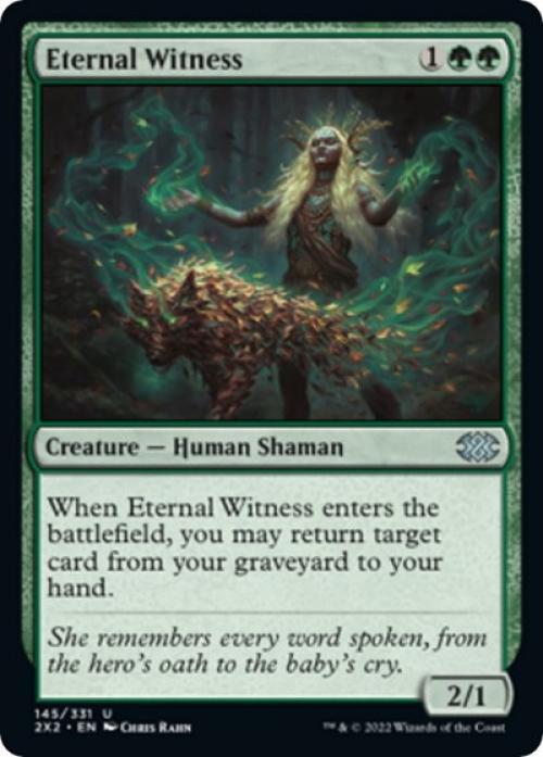 Eternal Witness -Foil Light Play English MTG Double Masters 2022