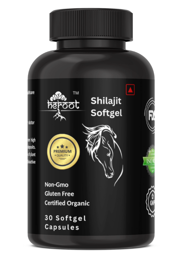 NEW ORGANIC HIMALAYAN 30 Shilajit Softgel Extremely POTENT 500 mg