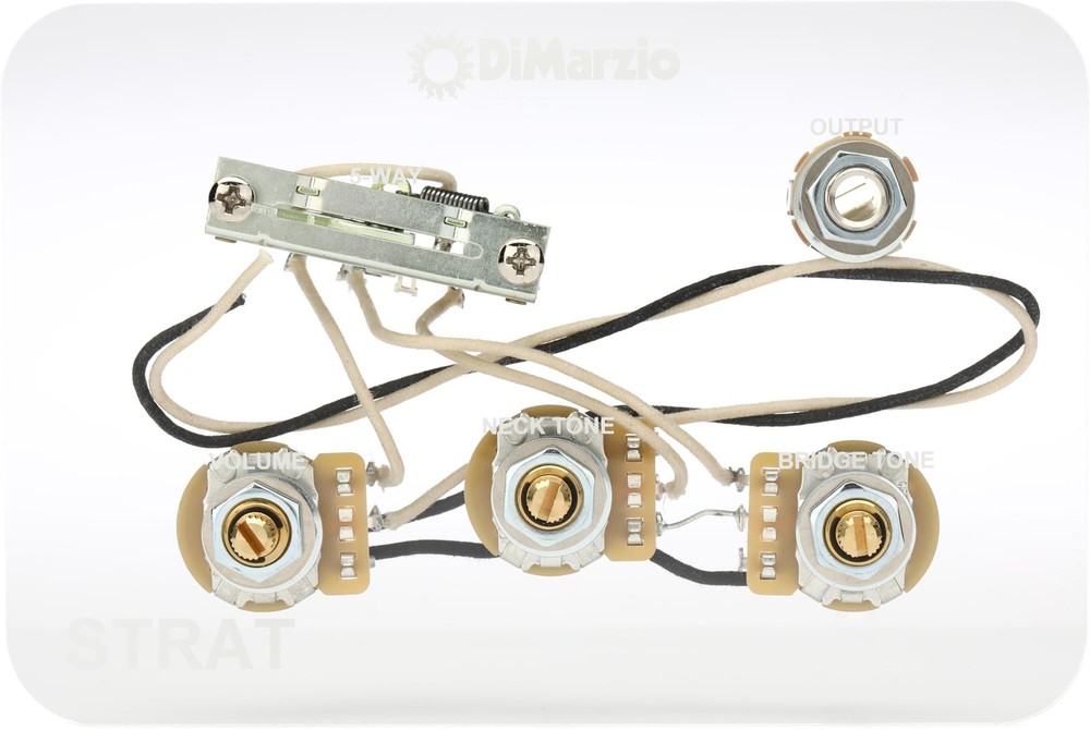 DiMarzio GW2108A5 Stratocaster Wiring Harness Upgrade (5-pack) Bundle