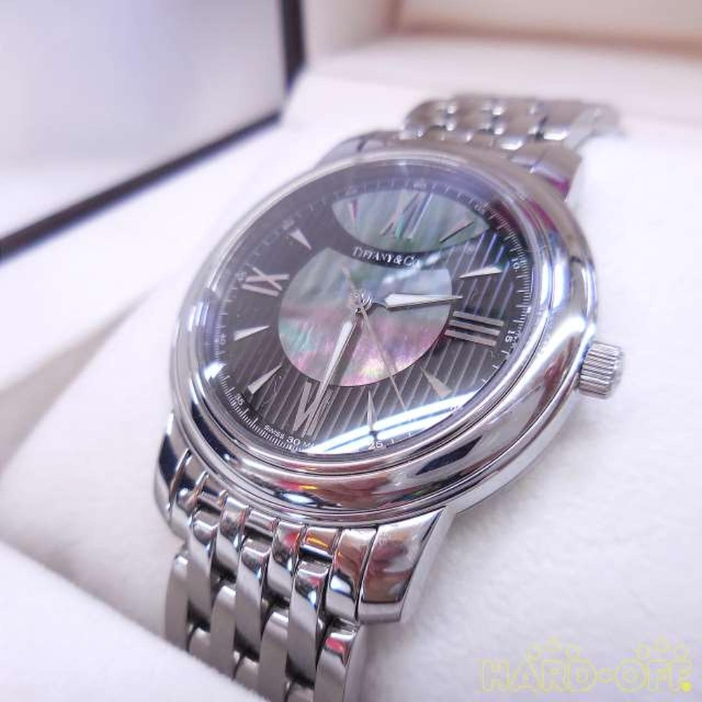 WristWatch Tiffany Mark Quartz Watch Black Shell Z0046.17.10A90A00A TIFFANY