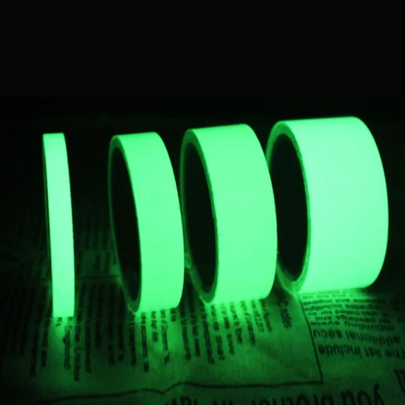 Self-Adhesive Luminous Safety Tape Fluorescent Glow in Dark Warning Tape 3M