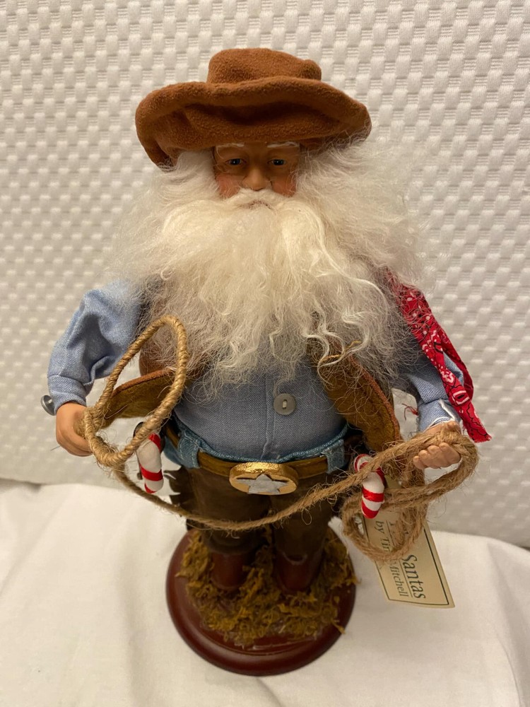 Cowboy Western Santa Book by Tina Mitchell