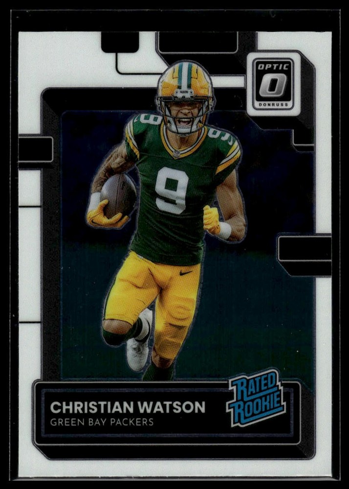 2022 Donruss Optic #219 Christian Watson Rated Rookie
