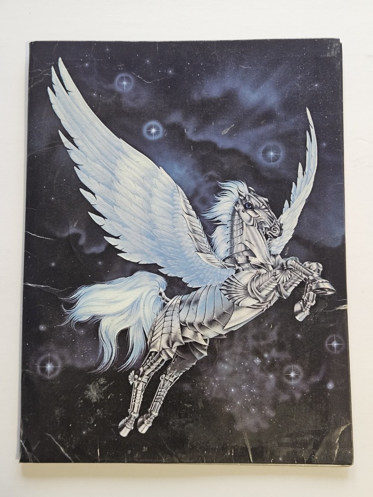 Sue Dawe Unicorn Mead Fantasy Portfolio Vintage 1986 School Folder Organizer