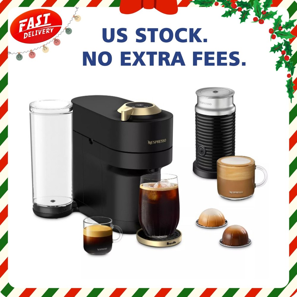 Limited-Edition Vertuo Pop+ Deluxe Coffee and Espresso Maker by Breville, New