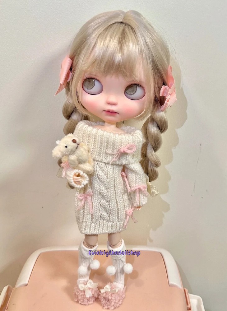 Handmade Blythe Doll Clothes Outfit Set 6PC for 12inch 30cm bjd OB22/OB24 dolls