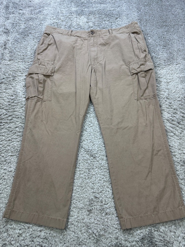 Daniel Cremieux Pants Mens 42x30 Khaki Parachute Cargo Baggy Utility Vtg 90s Y2K
