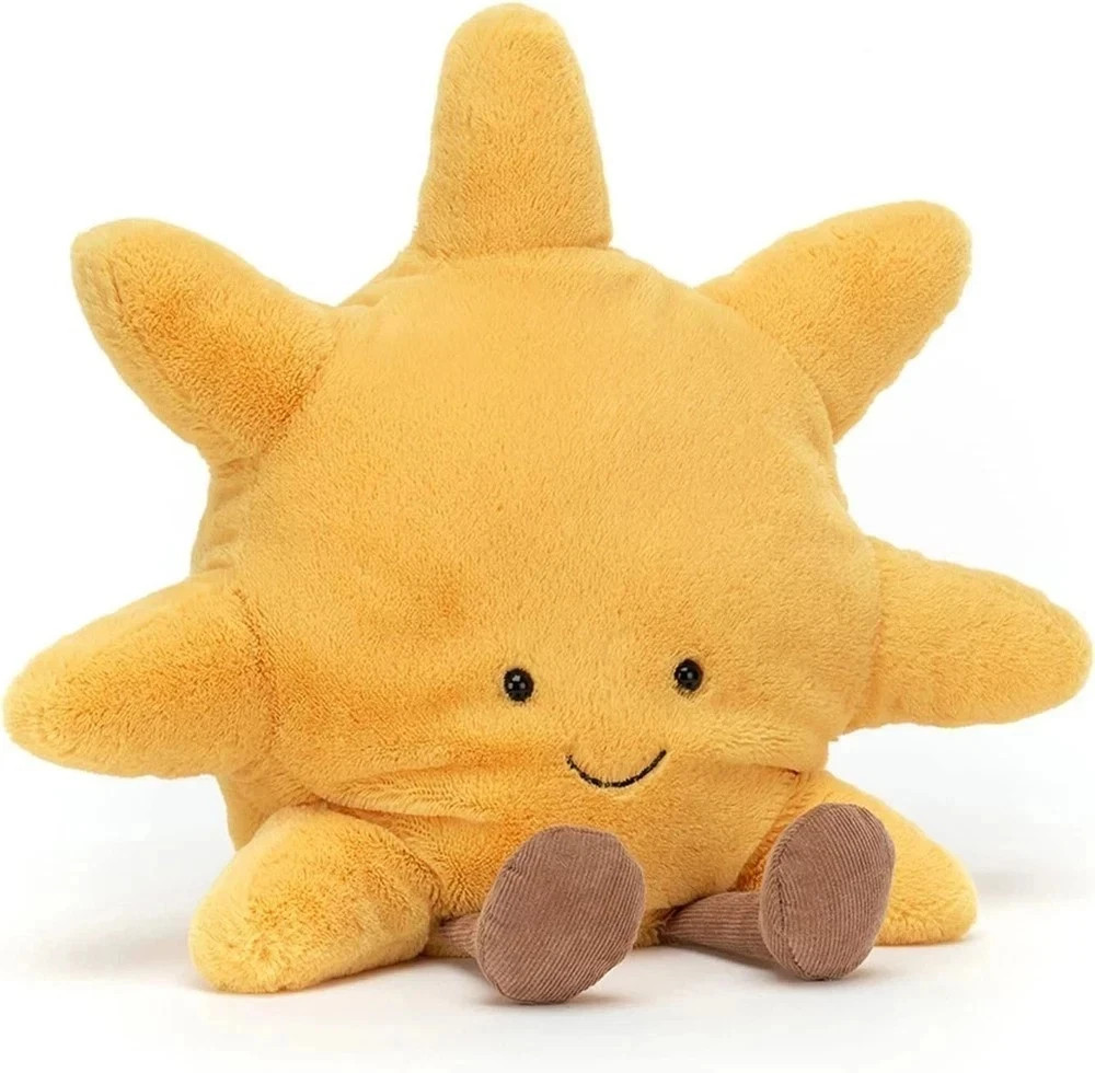 Jellycat Amuseables Sun Stuffed Toy, Medium 12 Inches - Sun Plush - Fun Gift Ide