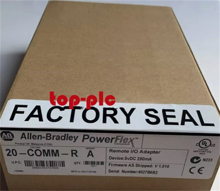 New Factory Sealed AB 20-COMM-R / A PowerFlex Remote I/O Communication Adapter