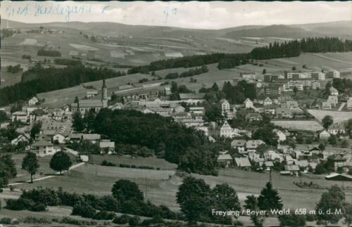 Ansichtskarte Freyung Bayerischer Wald schwarz-weiß (b123) -I