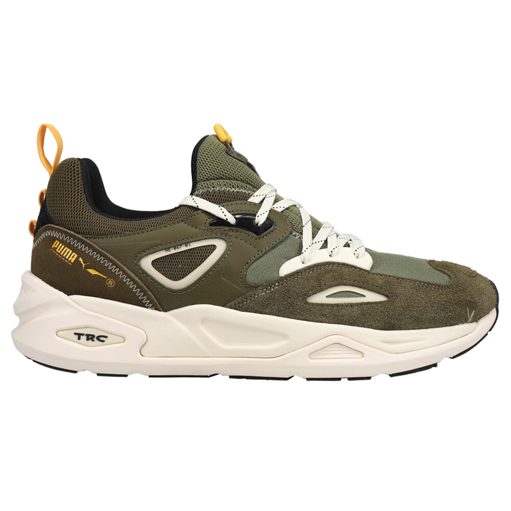 Puma Trc Blaze Safari Lace Up  Mens Green Sneakers Casual Shoes 38644302