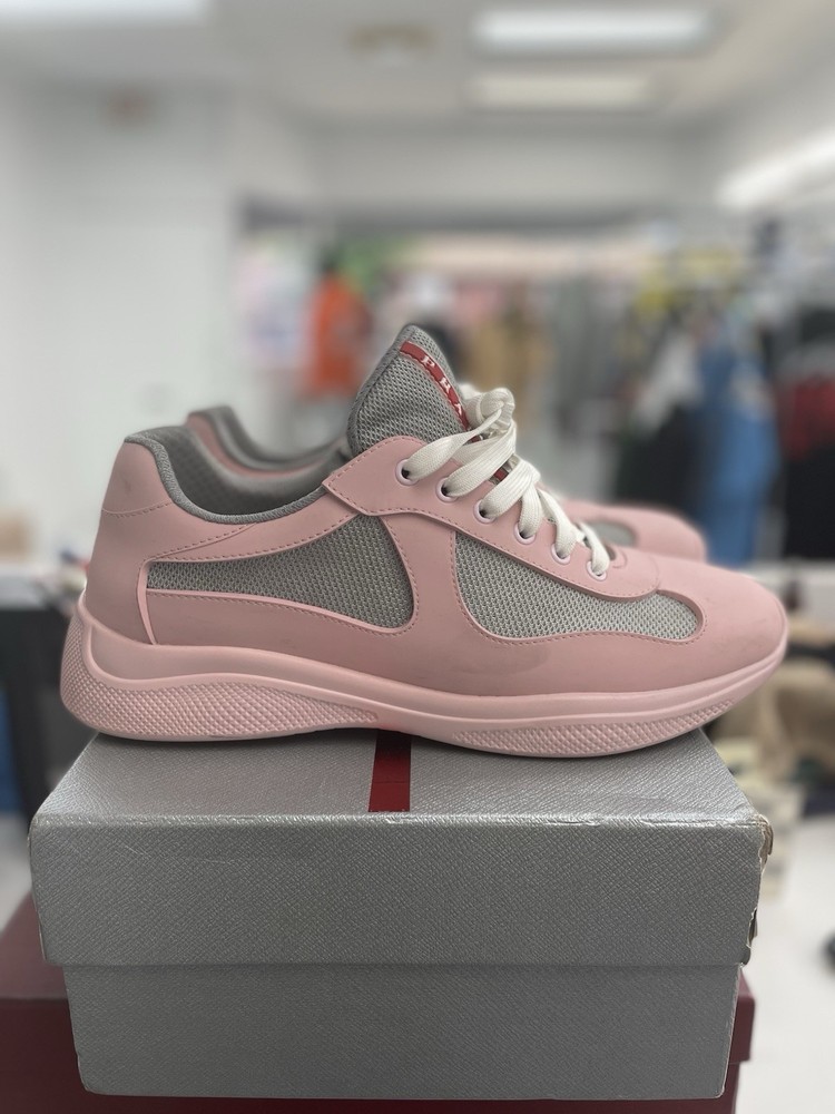 Prada White Leather Sneakers in Size 11 Men