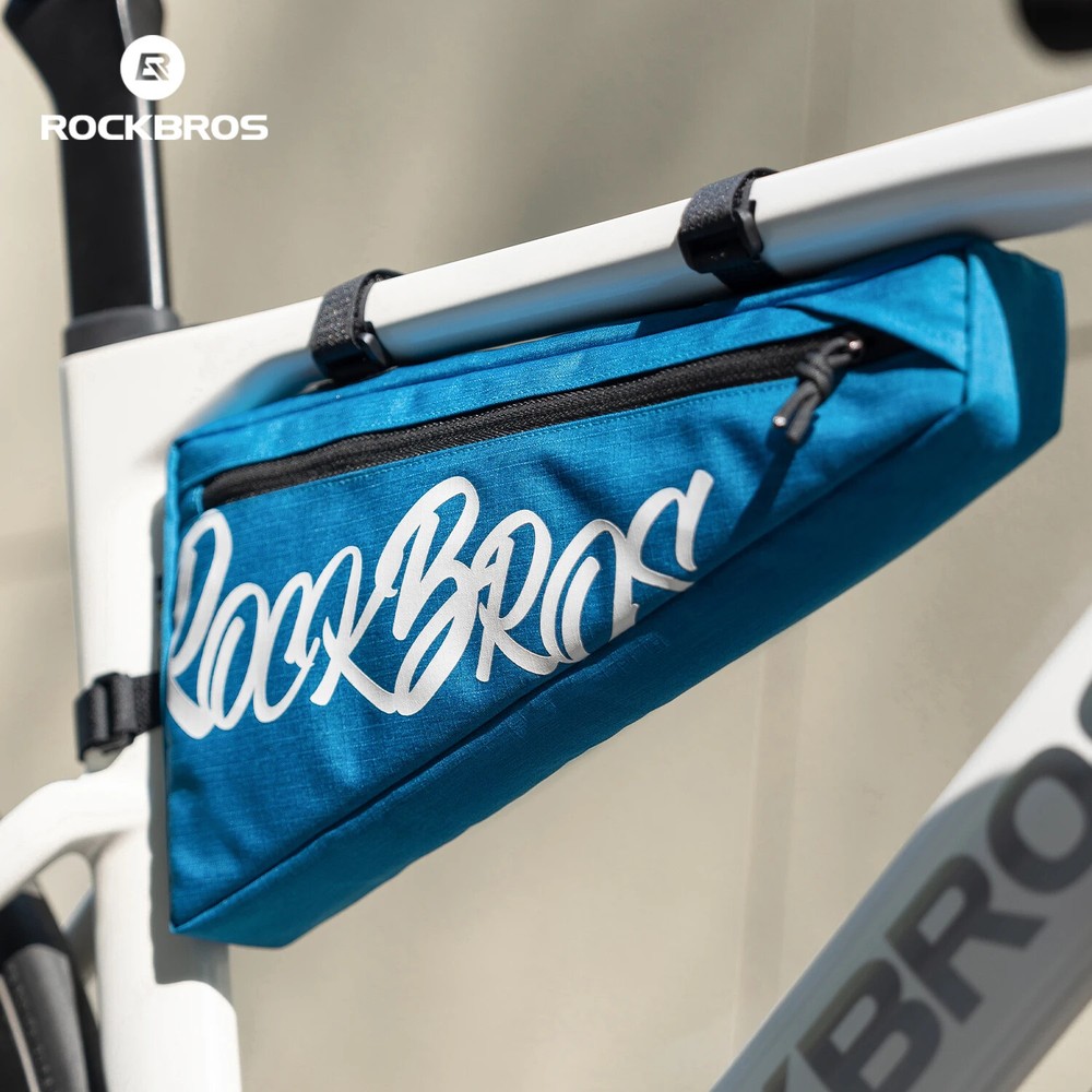 ROCKBROS Bicycle Triangle Bag 1.9L Waterproof MTB Road Bike Front Tube Frame Bag