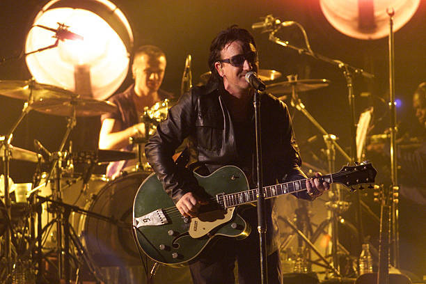 Bono at the Brit Awards at Earls Court 2 Exhibition Centre in Lond- Old Photo 1