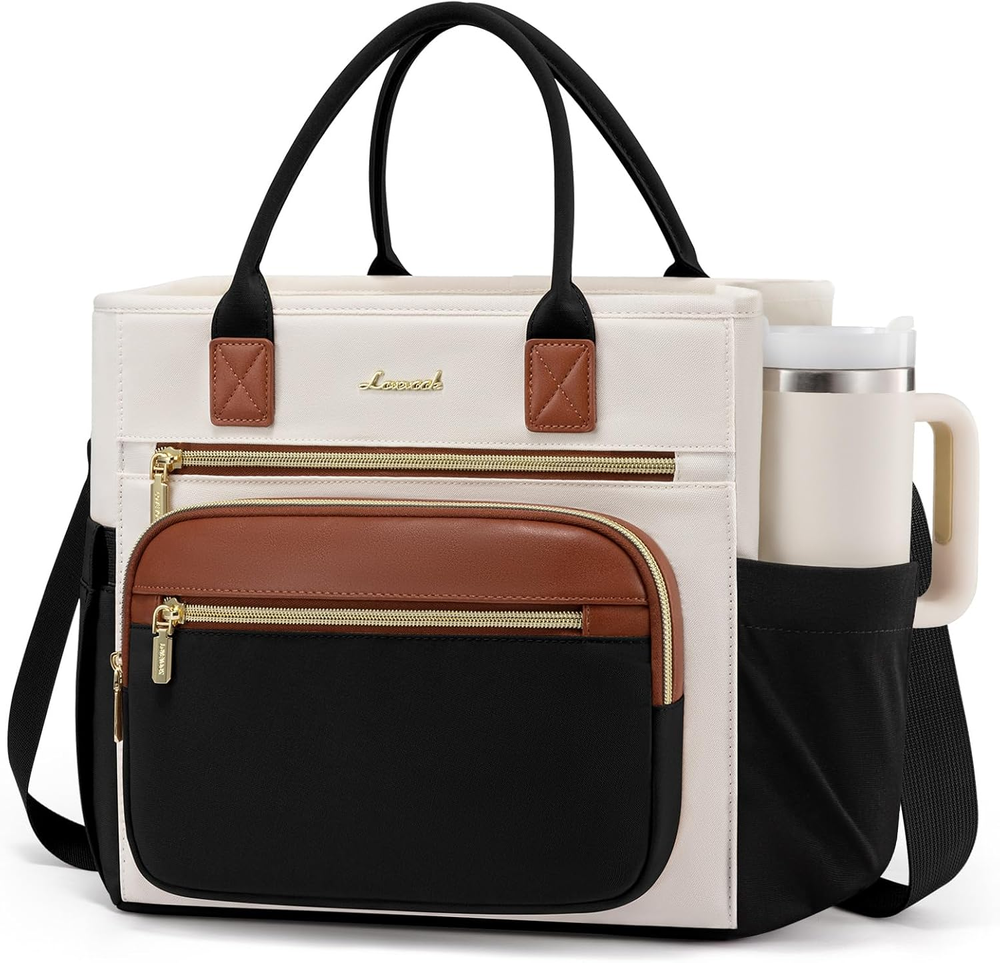 Insulated Lunch Bag Women,Wide Opening Adult Lunch Box Women,Large Leakproof Coo