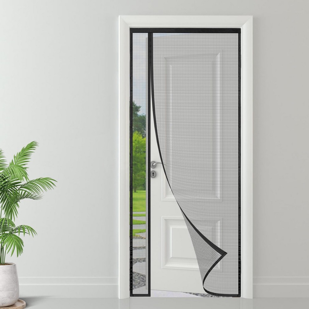 Magnetic Screen Door for 38 x 82 Inch Opening, Reversible Left or Right Side Installation