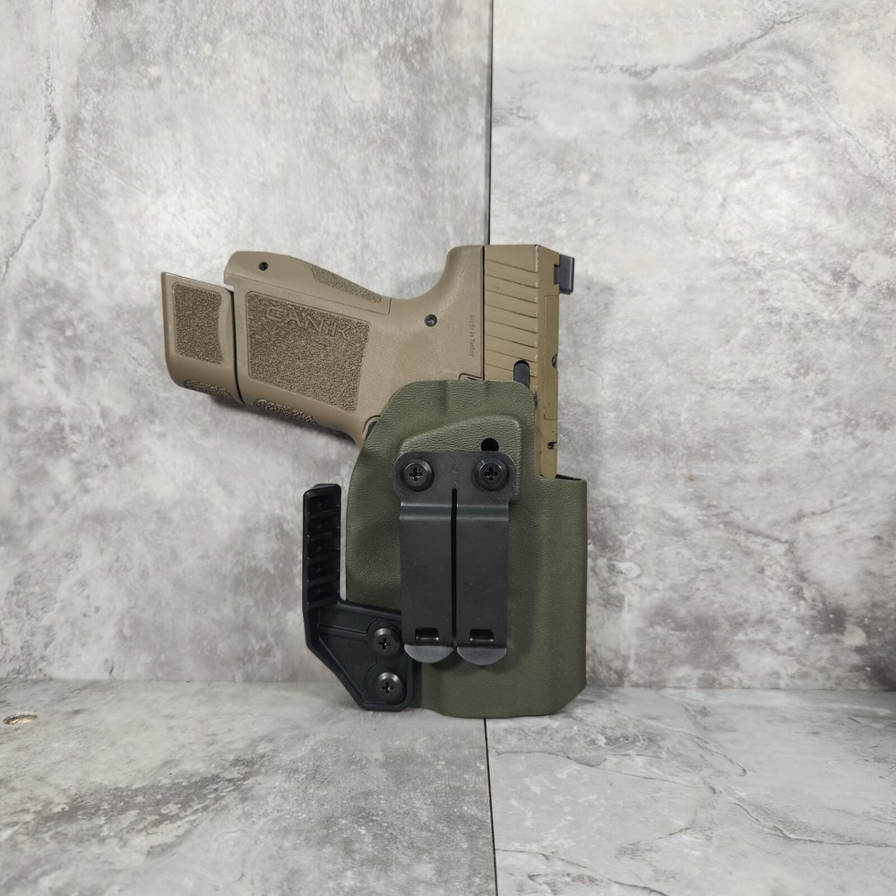 Customizable OD Green IWB Holster with Mono Block and Claw for Your Model