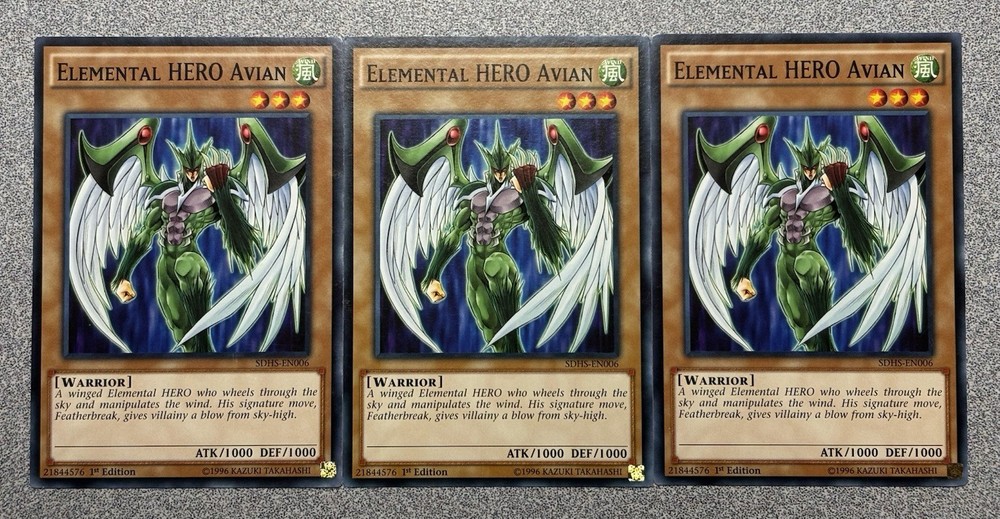 Elemental HERO Avian SDHS-EN006 Structure Deck: HERO Strike 1st Edition