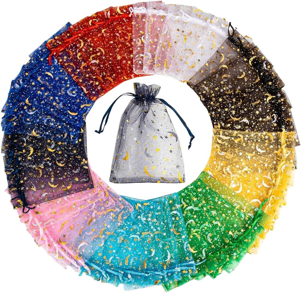 100Pcs Organza Bags 4