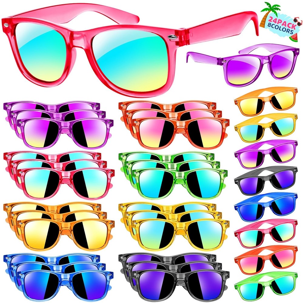 Joycover Valentines Cards for Kids with Sunglasses, Classroom Party Bulk Pack